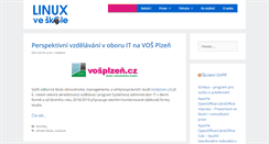 Desktop Screenshot of linuxveskole.cz